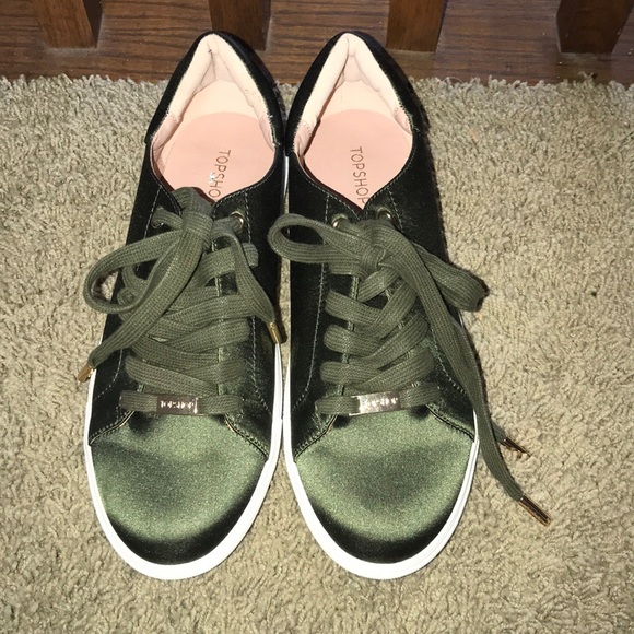 topshop green shoes